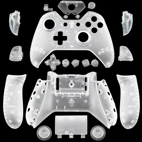 Для Xbox one Полный Корпус чехол матовый цвет замена контроллер пользовательский чехол Hoursing Shell для Xbox One X1 - Цвет: Бесцветный