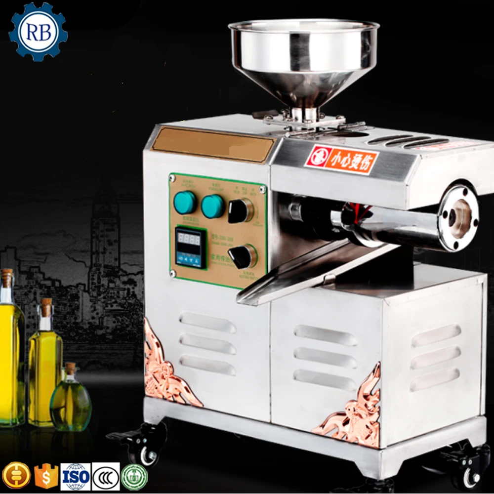 

Big Discount cold mini oil press machine home used for sesame,peanut,olive for soybean groundnut coconut avocado sesame press