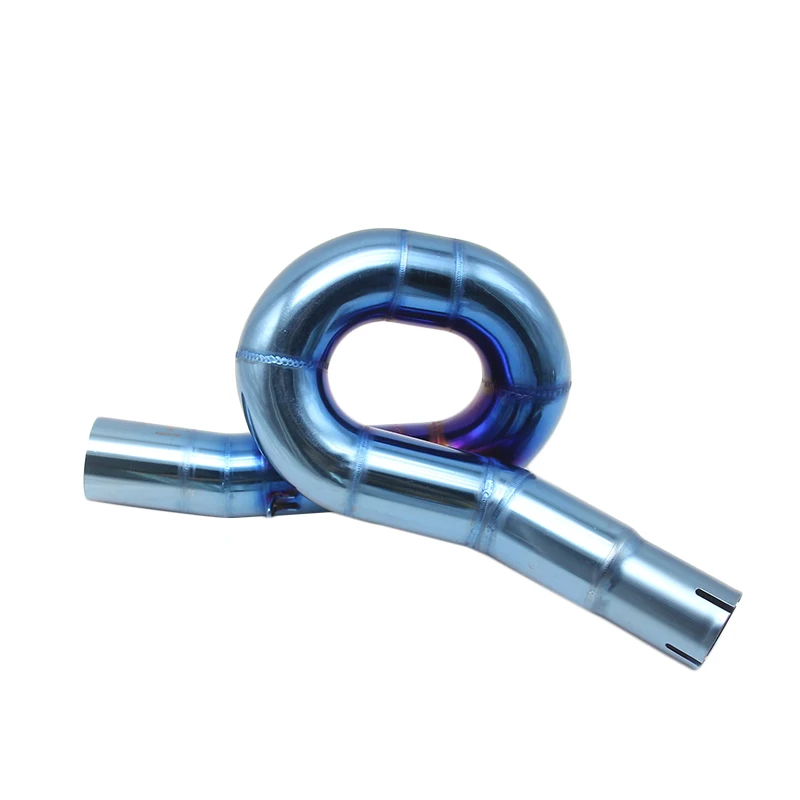 ZSDTRP de la motocicleta para Benelli Qianjiang BJ300GS silenciador de Escape medio tubo 50,8mm silenciador de Escape de enlace tubo de Escape