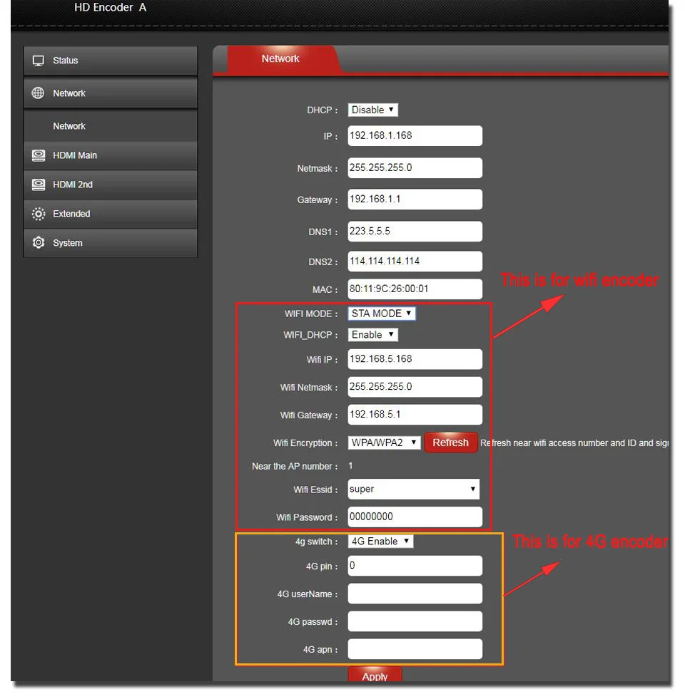 hdmi web network