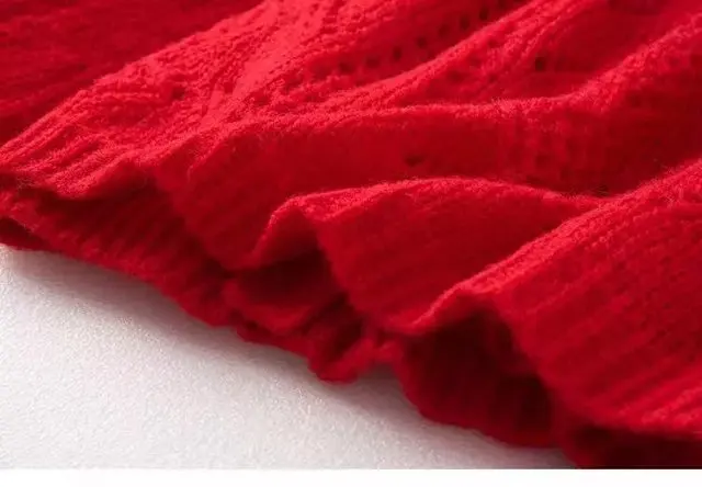 Топ Версия женский мохер шерстяной вязаный полый джемпер-осень/зима хаки/белый/красный/серый вязаный свитер кардиган Топ