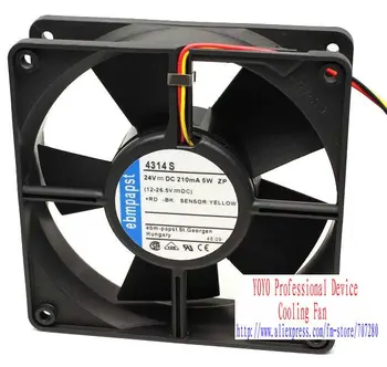 

Original EBM PAPST TYP4314S 120120*32MM 24V 5W 12cm converter cooling fans