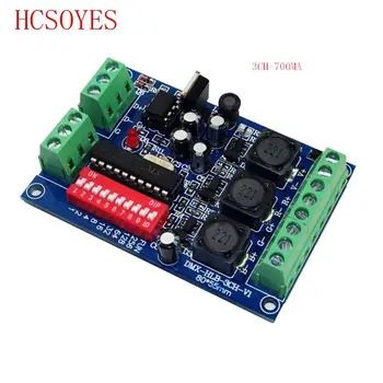 

(1pcs/lots) Constant Current 700ma High-power 3CH RGB dmx Controller DMX512 decoder For led floodlight LED Wall washer lamp
