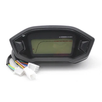 

2017 New Motorcycle digital speedometer LCD meter universal racing scooter motor modify with Computer self-check
