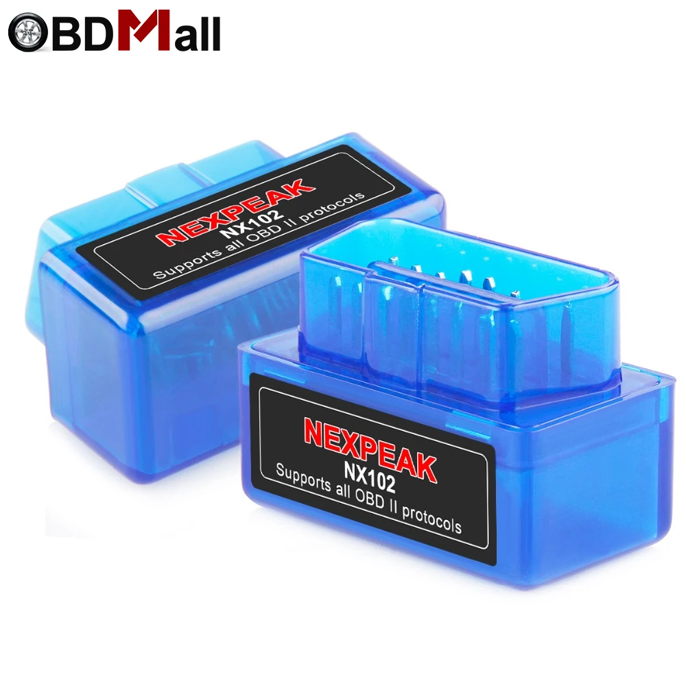 2 шт./лот OBD ELM327 OBD2 адаптер Bluetooth ELM 327 V1.5 Авто диагностический сканер для