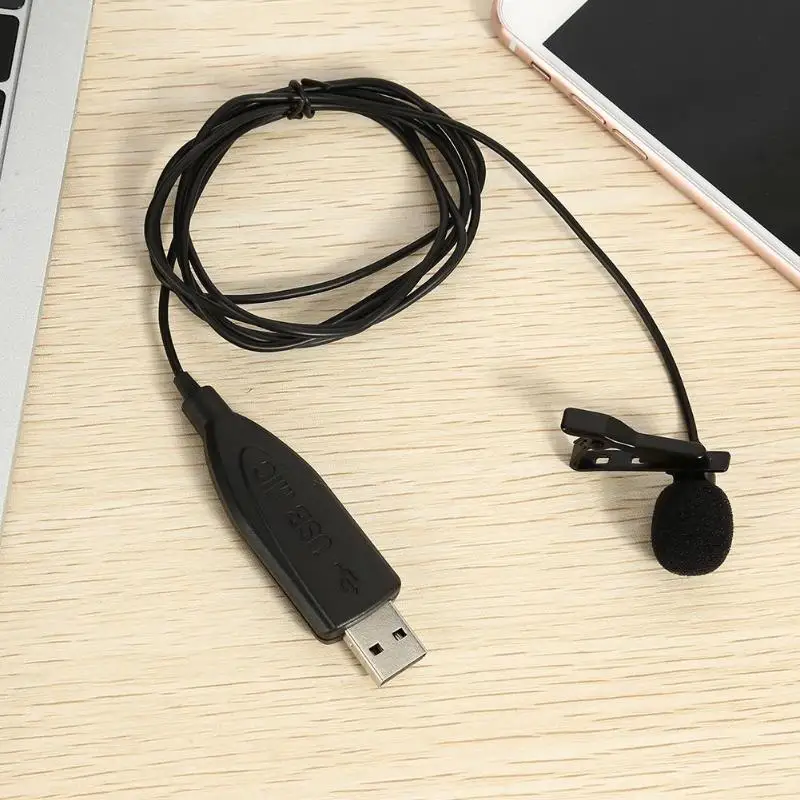 USB петличный микрофон клип на воротник конденсаторный нагрудный микрофон для встречи ПК микрофон Громкая связь рубашка воротник микрофон для Youtub Live