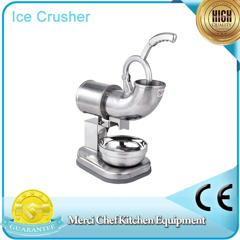 ITOP Ice Crusher Machine Electric Commercial Use 110V Snow Maker Stainless Steel Food Machine Smoothie Blender One Year Warranty