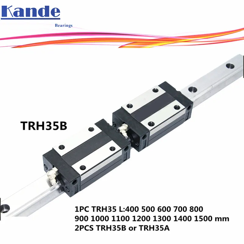 الدقة السكك الحديدية 1 قطعة TRH35 الخطي دليل + 2 قطعة TRH35B كتلة أو TRH35A شفة كتلة L 400-1500 مللي متر ل CNC الدقة السكك الحديدية 1 قطعة TRH35 الخطي دليل + 2 قطعة TRH35B كتلة أو TRH35A شفة كتلة L 400-1500 مللي متر ل CNC