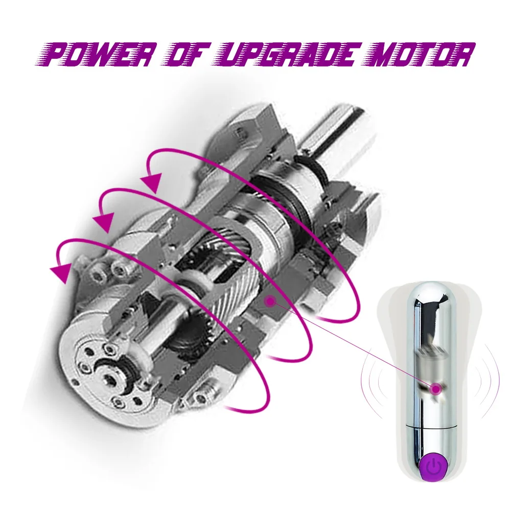 Rechargeable Waterproof 10 Speeds Vibrating Vibrators Sex Bullet Sex Products Mute Vibration Egg Vibrator Sex Toys For Women-7