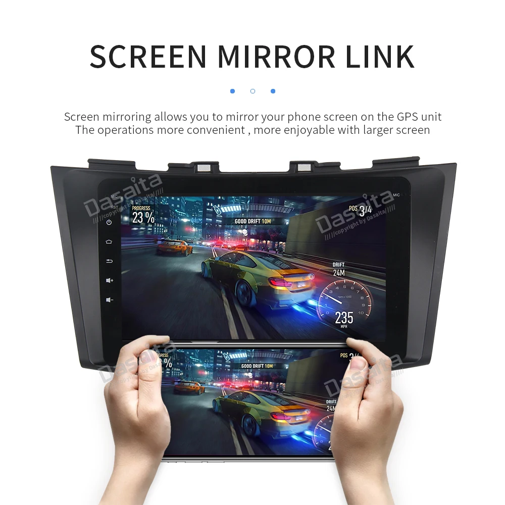 Top Dasaita Android 9.0 Car Multimedia for Suzuki Swift/Ertiga GPS 2011 2012 2013 2014 2015 with 8"  IPS Touch Screen Headunit 17