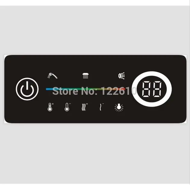 

Digital shower controller thermostatic shower mixer touch shower faucet mixer digital display shower panel