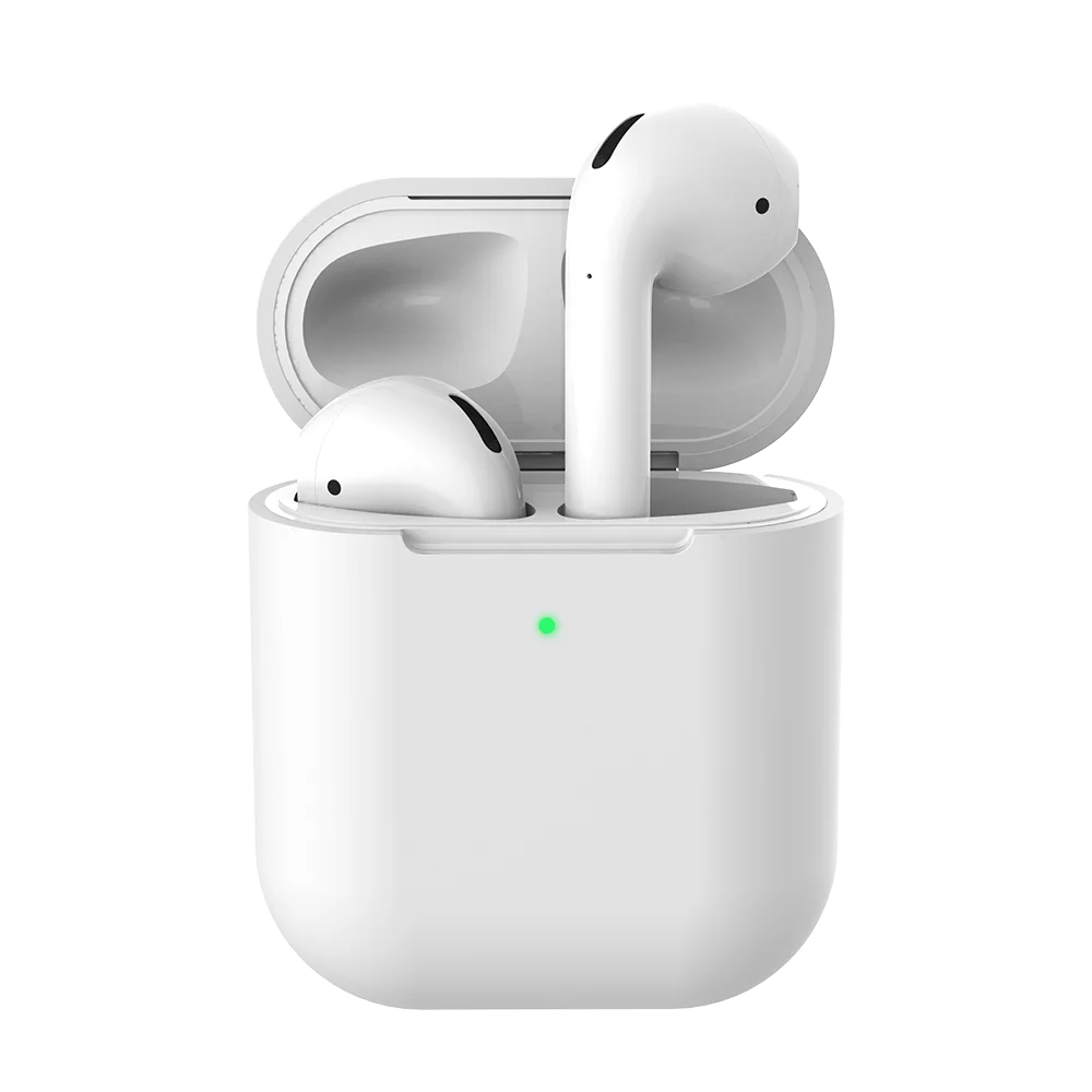 Casptm чехол для наушников Apple AirPods 2 силиконовый защитный чехол беспроводной Bluetooth наушники для AirPod мягкий чехол из ТПУ - Цвет: 02