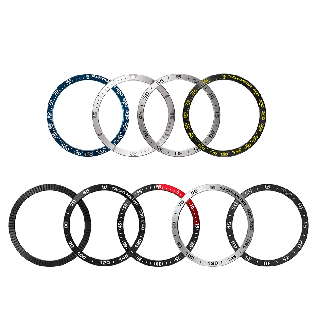 

Anti Scratch Metal Bezel Ring Adhesive Cover Replacement for Samsung Galaxy Watch 42MM/for Galaxy Active/Gear Sport/Gear S2