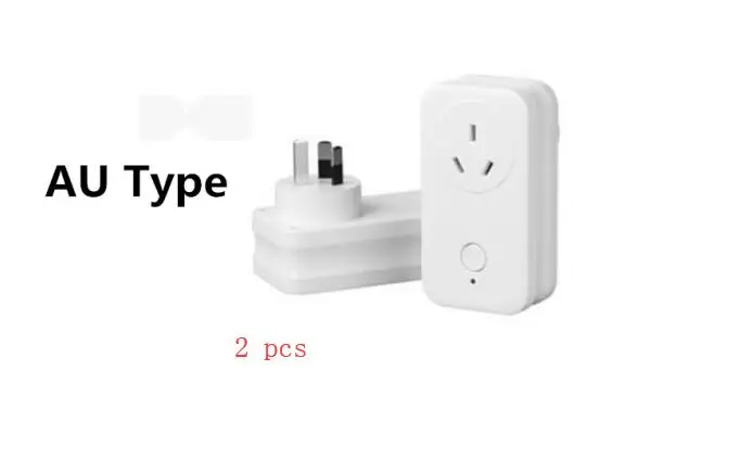 AU Standard 2 Pieces Timethinker 2 шт. Смарт Wi-Fi гнездо разъема Питания AU Outlet работает с Apple Homekit Siri ALexa Google Home приложение голосовое дистанционное управление - Комплект: AU Standard 2 Pieces