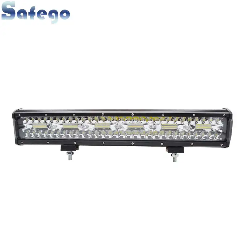 

Safego 1x 17 Inch 360W 3Row OffRoad LED Work Light Bar Auto Truck Trailer Boat Waterproof Spot Driving Lamp Car Work Light