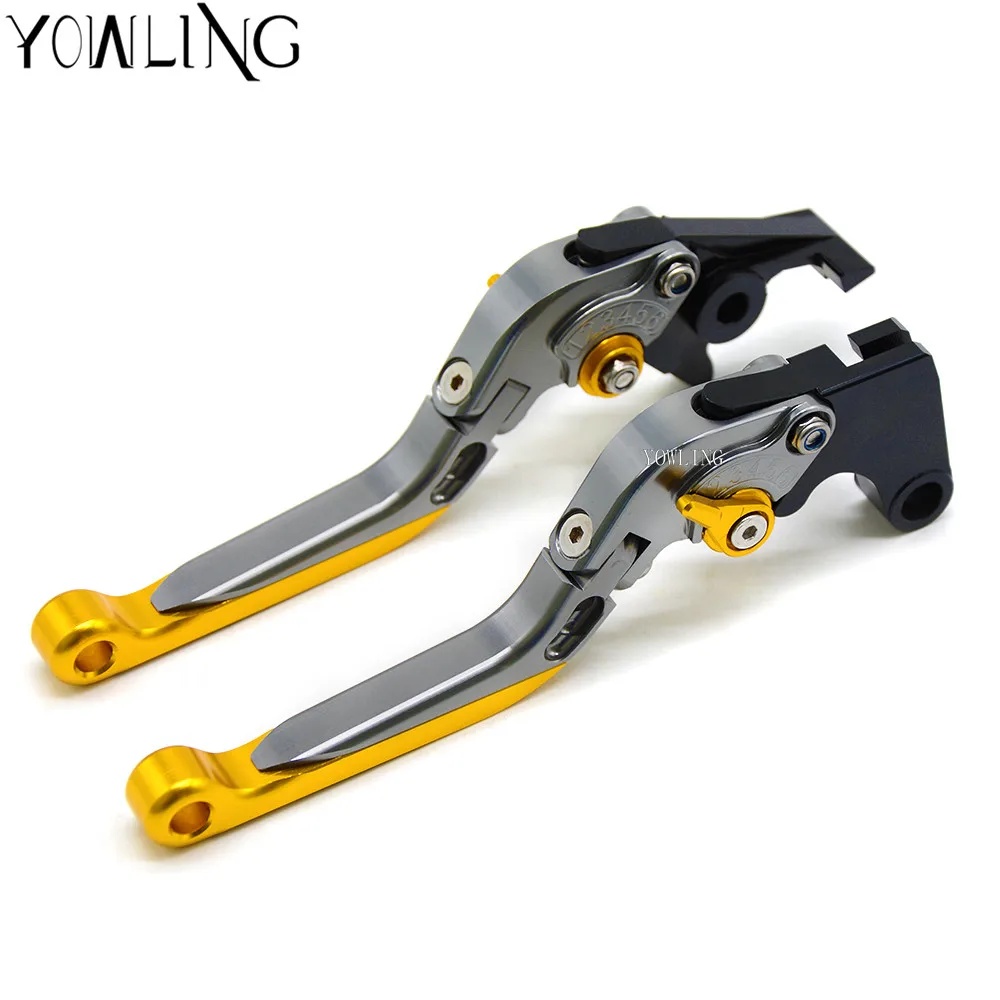 Для поездок на мотоцикле ducati GT 1000 2006-2010 M900/M1000 2000-2005 MS4/MS4R 2001-2006 Мотоцикл с ЧПУ сцепные рычаги тормозные рычаги ручка - Цвет: gray gray gold