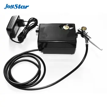

Single action airbrush kit with compressor and air hose for Nail Art/ tattoos body spray/ cake making AC01BK