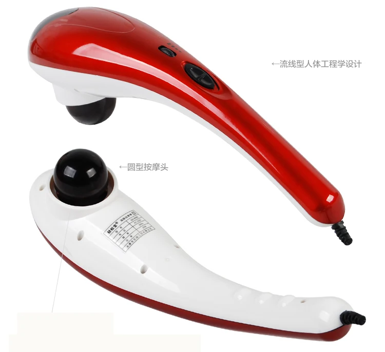 Dolphin Massager Hammer Electric Massage Heads Full Body Massage Cervical Vertebra Leg Back Massage Stress Pain Release 
