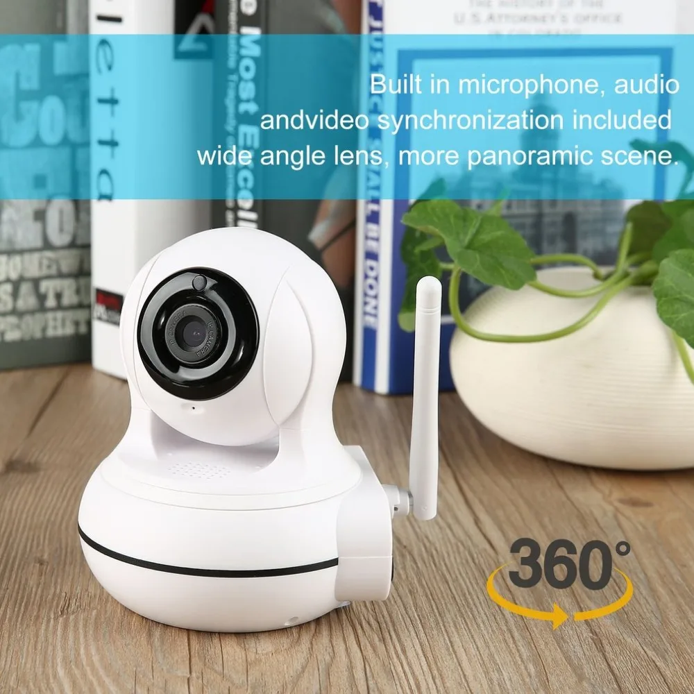 

Wifi IP Camera HD 720P Wireless 1MP Smart CCTV Security Camera P2P Network Baby Monitor Home Protection Panoramic Cam