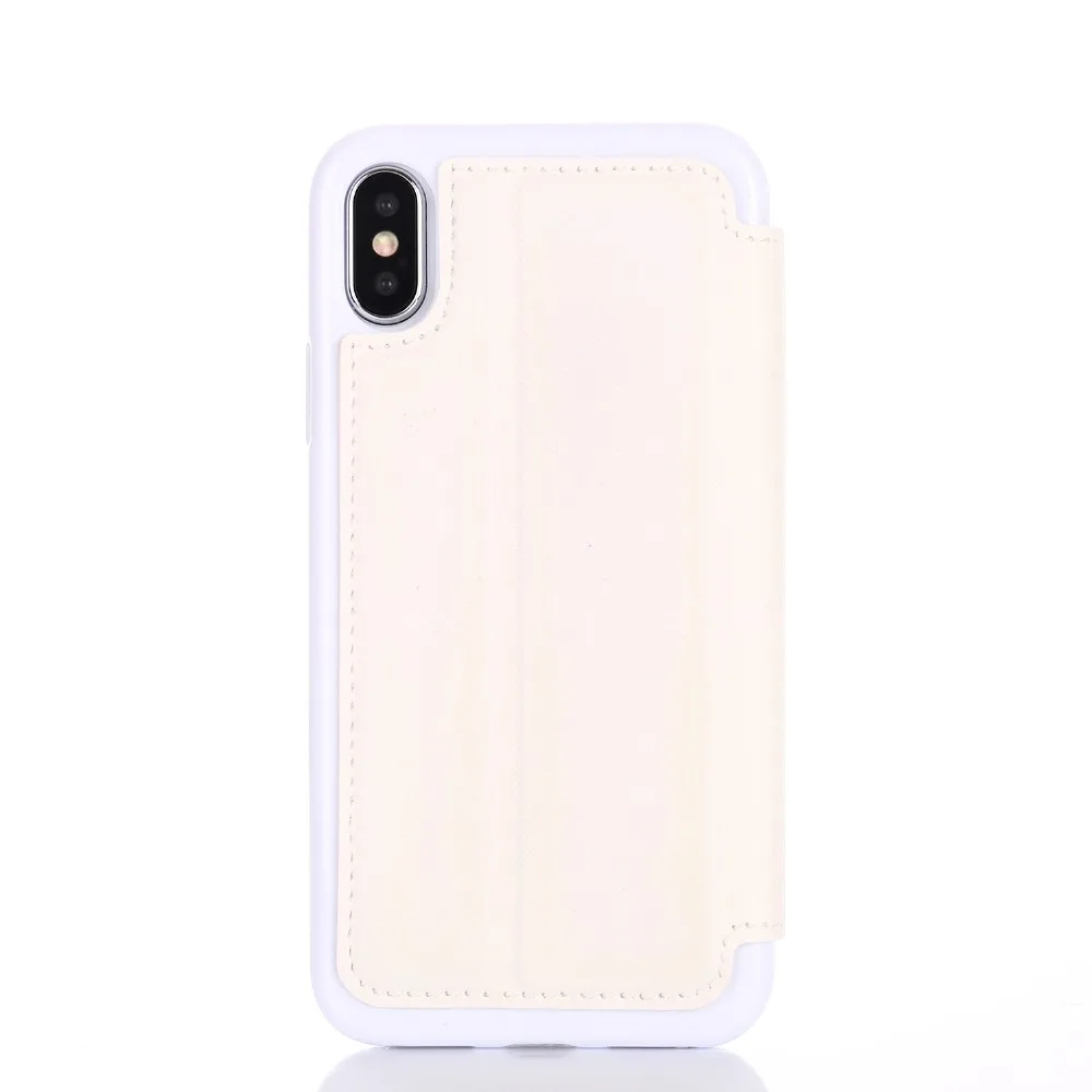 Leather Wallet Card Flip Cover For iPhone 6 6S 7 8 Plus Luxury Crown flash drill Phone Case For iPhone X XS MAX XR shell coque