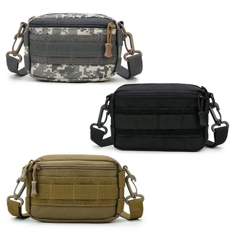 

New Fanny Pack 1000D Outdoor Military Tactical Waist Bag Multifunctional EDC Molle Tool Zipper Waist Pack Accessory Durable Belt