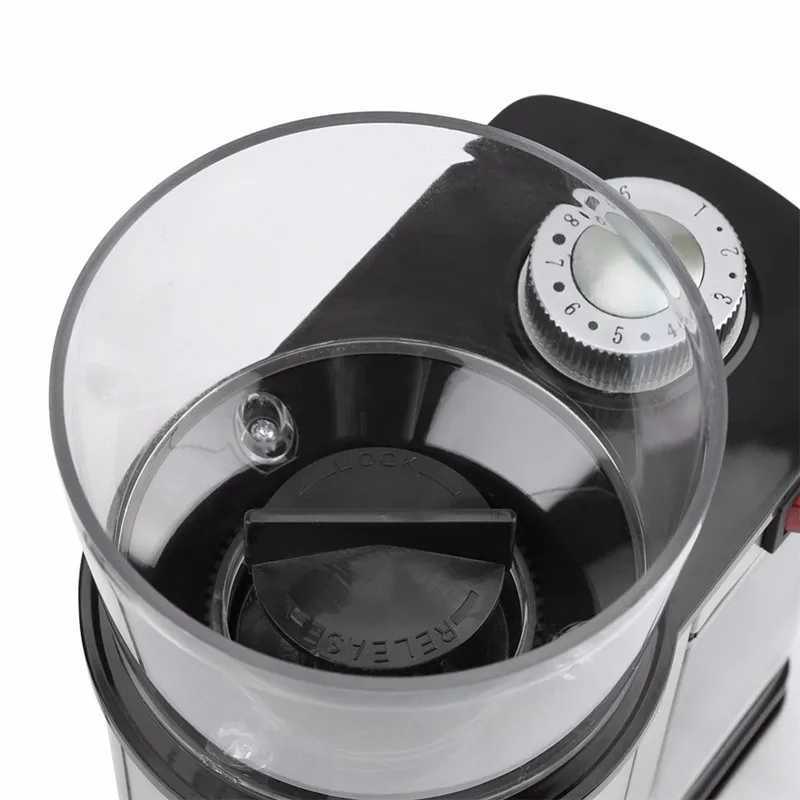 Automatic Electric Coffee Grinder Machine Coffee Burr Mill Storage Capacity Beans Mill Herbs Nuts Sonifer US/EU Plug Automatic Electric Coffee Grinder Machine Coffee Burr Mill Storage Capacity Beans Mill Herbs Nuts Sonifer US/EU Plug