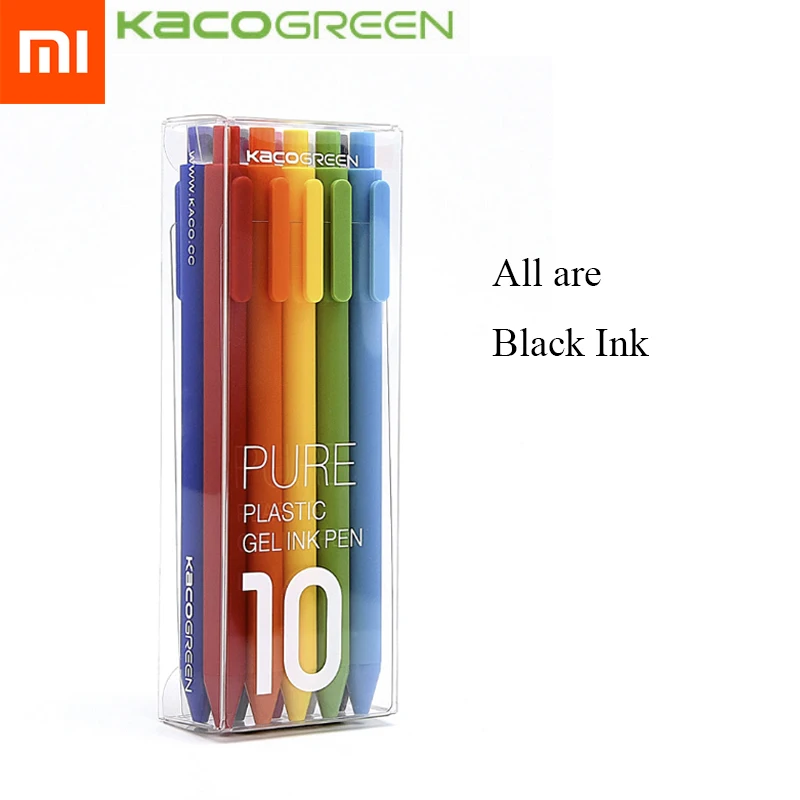 10 шт. Xiaomi Mijia KACO ручка для вывески 0 5 мм запасной абс пластиковый сердечник прочная