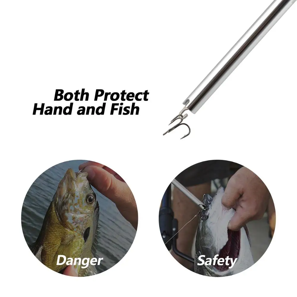 Устройство для снятия крючка портативные алюминиевые трубчатые крючки Detacher легкие рыболовные приманки для удаления рыболовных крючков