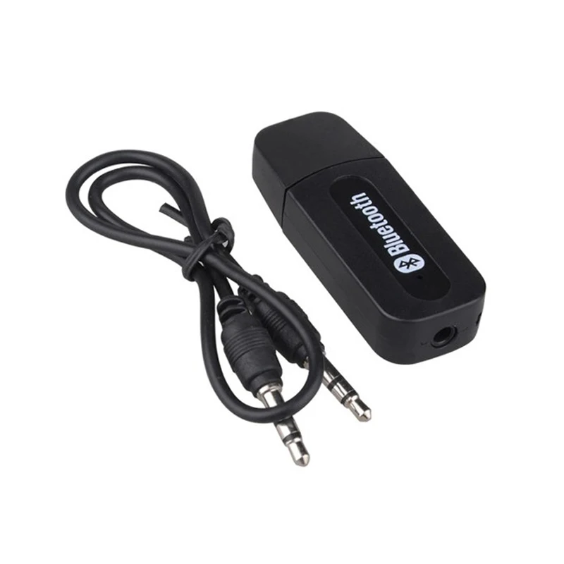 ENKLOV 3.5mm Home Speaker Jack Bluetooth Receiver Connect USB Wireless