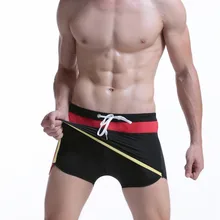 Herren сексуальные шорты Badehose Мужская одежда для плавания для похудения, плавки для серфинга, купальные костюмы с двойным слоем, Sunga Praia трусы