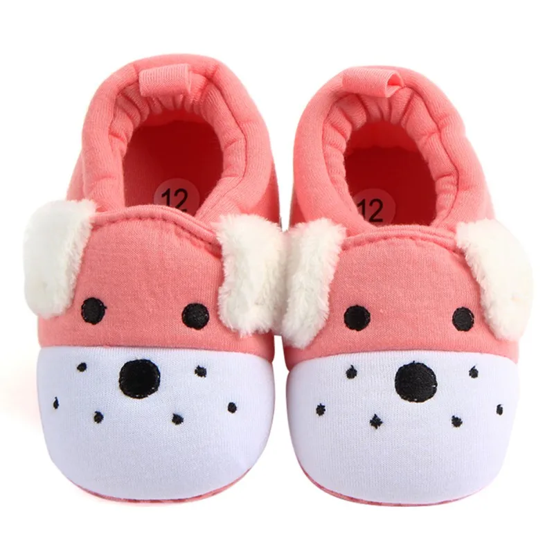 8 Styles Baby Shoes Infant Boys Girls Soft Cotton Anti Slip Moccasins Toddler Cartoon First Walkers for 3-11 Months