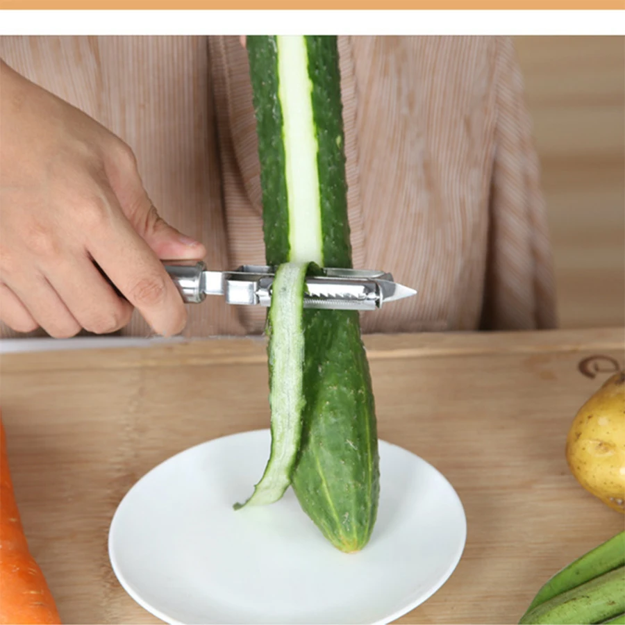 Многофункциональный картофельный Картофелечистка механический нож для резки ломтиками овощей и фруктов резак из нержавеющей стали Дыня Инструменты Кухонные гаджеты