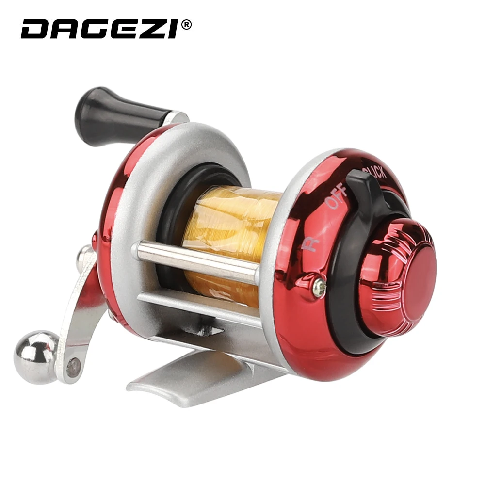 

DAGEZI Right Handed-Round ice fishing reel Bait Casting Fishing Reel Saltwater Trolling Reels Trolling Carp Ice Fishing Reels