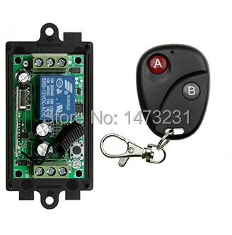 

DC12V 1CH RF Wireless Remote Control System teleswitch Transmitter and receiver universal gate remote control radio receiver