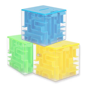 

3D Mini Speed Cube Maze Magic Toy Kids Cube Puzzle Game Game Ball Learning Toys Labyrinth Rolling Ball Toys For Chilren Adult