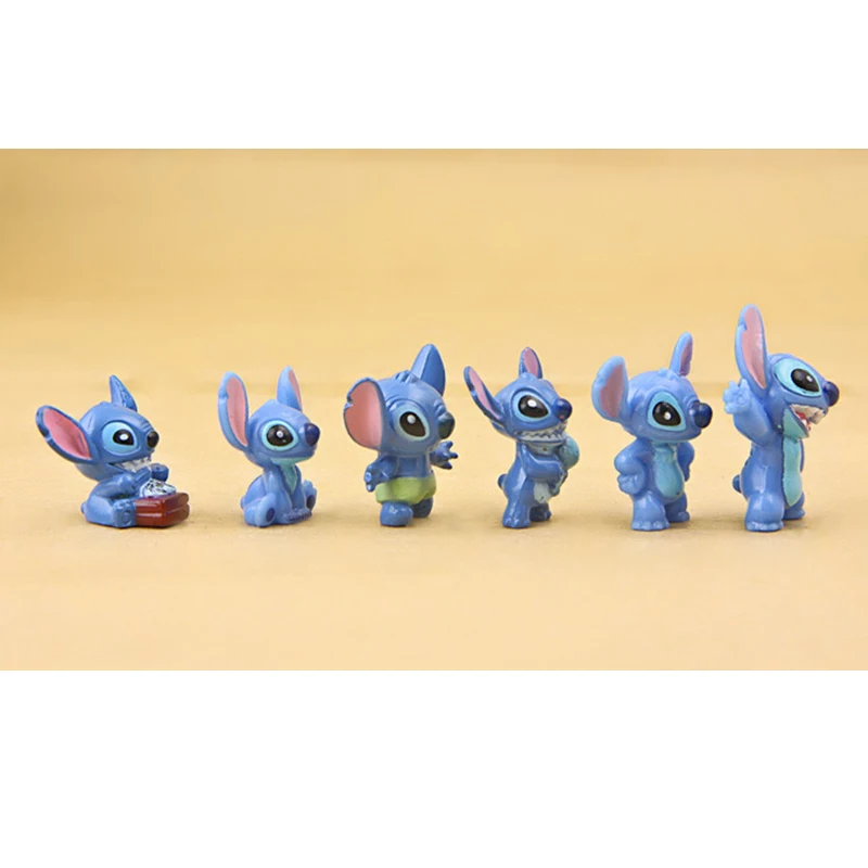 3cm 12pcs Stitch Mini Toys Figure Anime Stitch Action Figure Christmas Gifts and Dolls Home Party Supply Decoration MicroToys