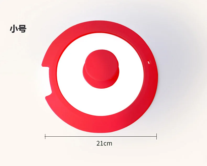 Многоцелевой силикагель закаленное стекло крышка для супа визуальное уплотнение жареная сковорода крышка всплеск масло высокая температура анти падение
