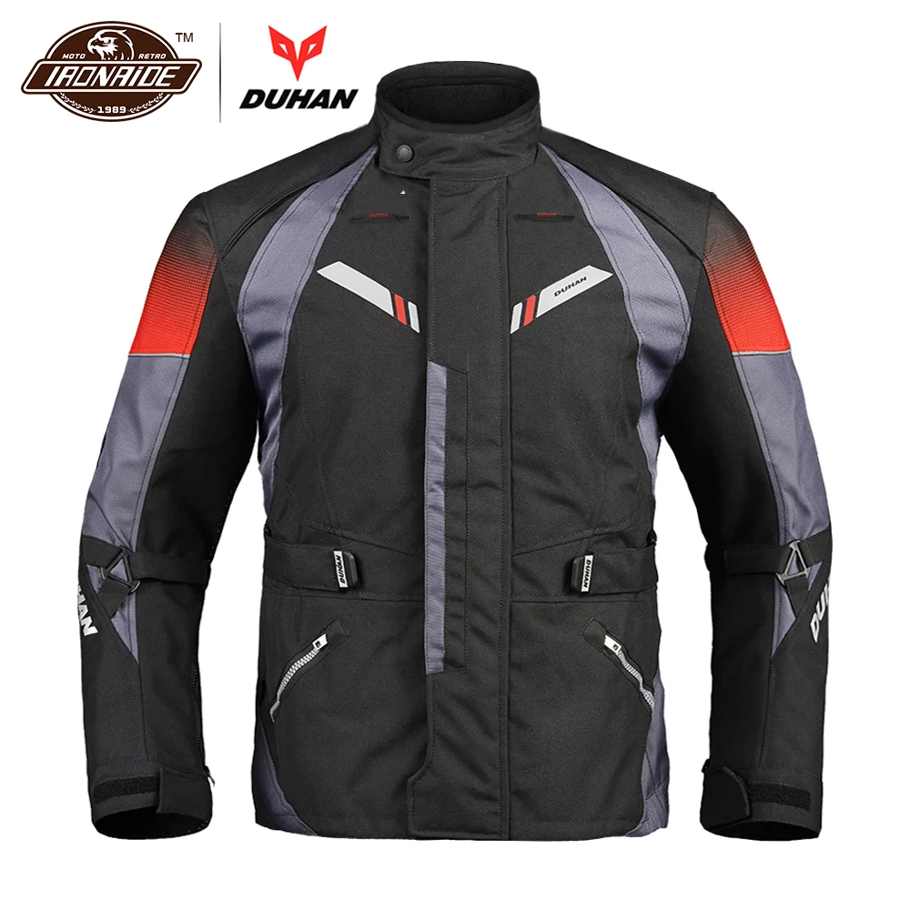 

DUHAN Motorcycle Jacket Men Autumn Winter Touring Moto Jacket Protective Gear Waterproof Cold-proof Motorbike Riding Clothing