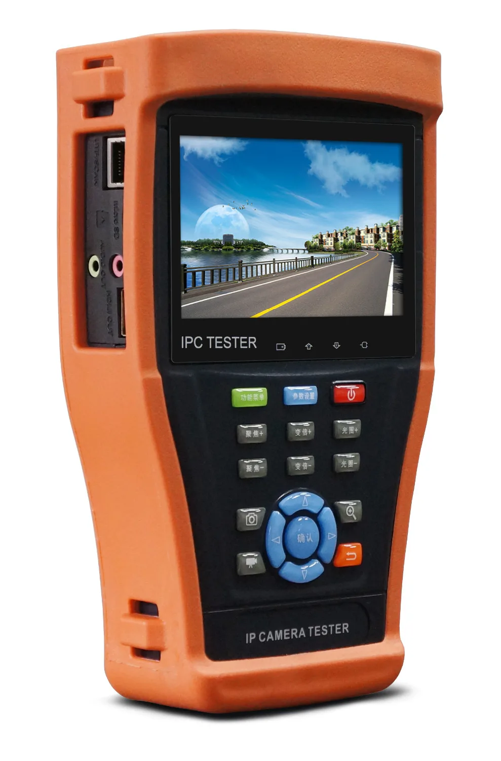 4.3 inch IP camera tester CCTV tester monitor IP analog HD AHD camera testing onvif 1080p POE test 12V output Wholesale Security & Protection