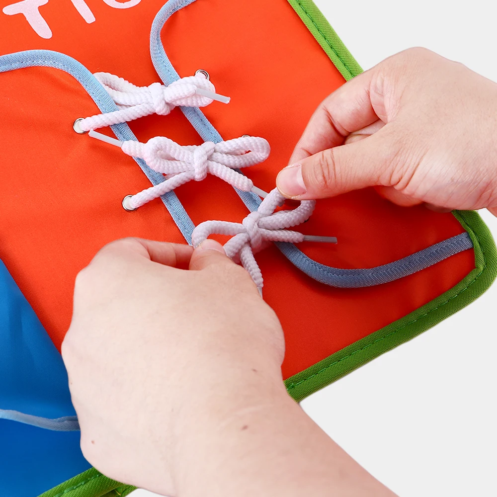 Enjoybay Baby Montessori Toys Learning Dressing Cloth Book Aids Button Lace Tie Jigsaw Board Early Educational Toys for Children Enjoybay Baby Montessori Toys Learning Dressing Cloth Book Aids Button Lace Tie Jigsaw Board Early Educational Toys for Children