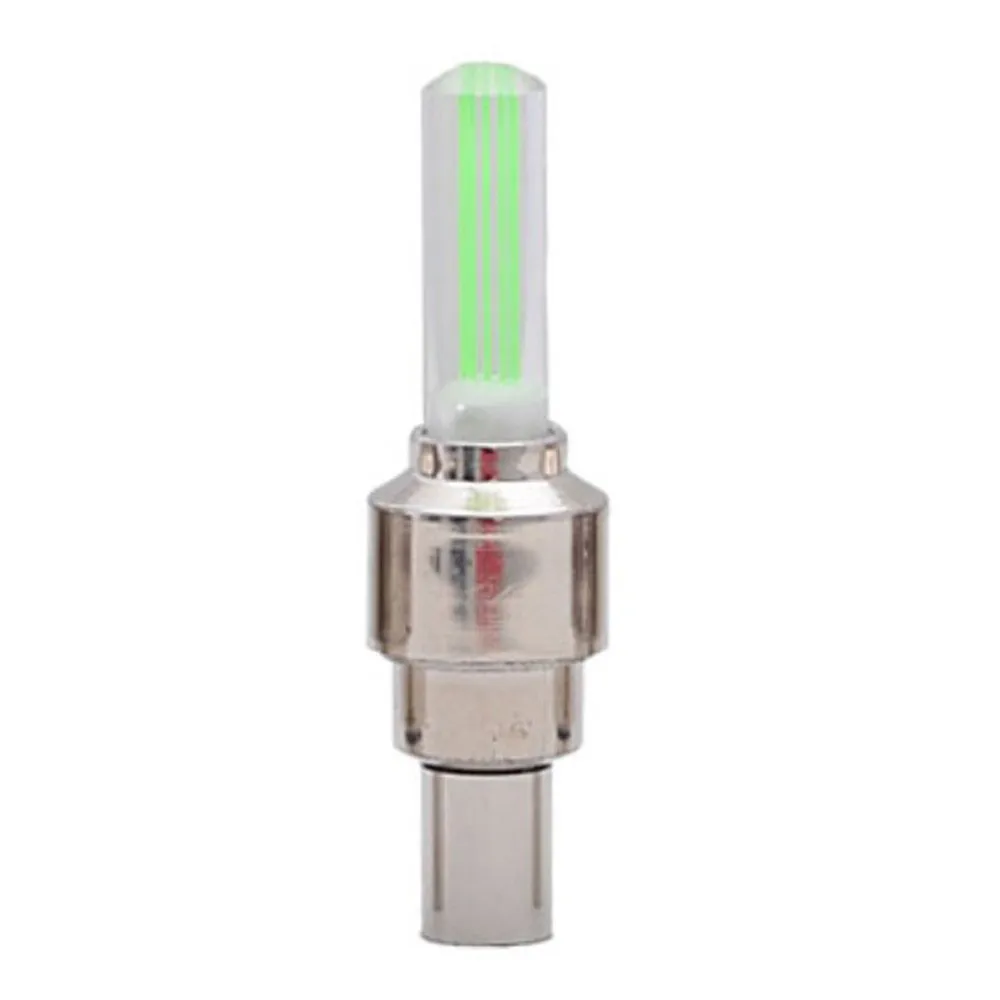Top Bike Tire Air Cover Rim Wheel Stem CapHoukiper 2 Pcs Bicycle Lights Neon Color Tyre Wheel Valve Cap Light LED Lamp Flash#h 0
