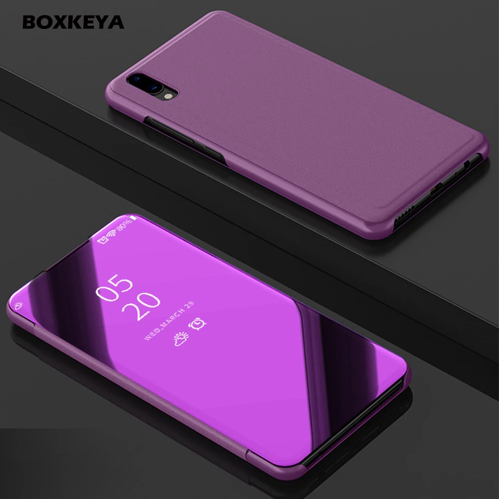 V11 Pro умный откидной зеркальный чехол с подставкой для Vivo X23 X20 X21 Y85 Y83 Y75 Y79 Y69 Y71 Y97 V11i