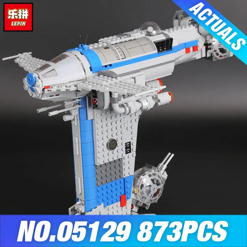 

Lepin 05129 Star Plan 75188 The Resistance Bomber Set Wars Model Building Blocks Bricks Kit DIY Toys Educational Christmas Gifts