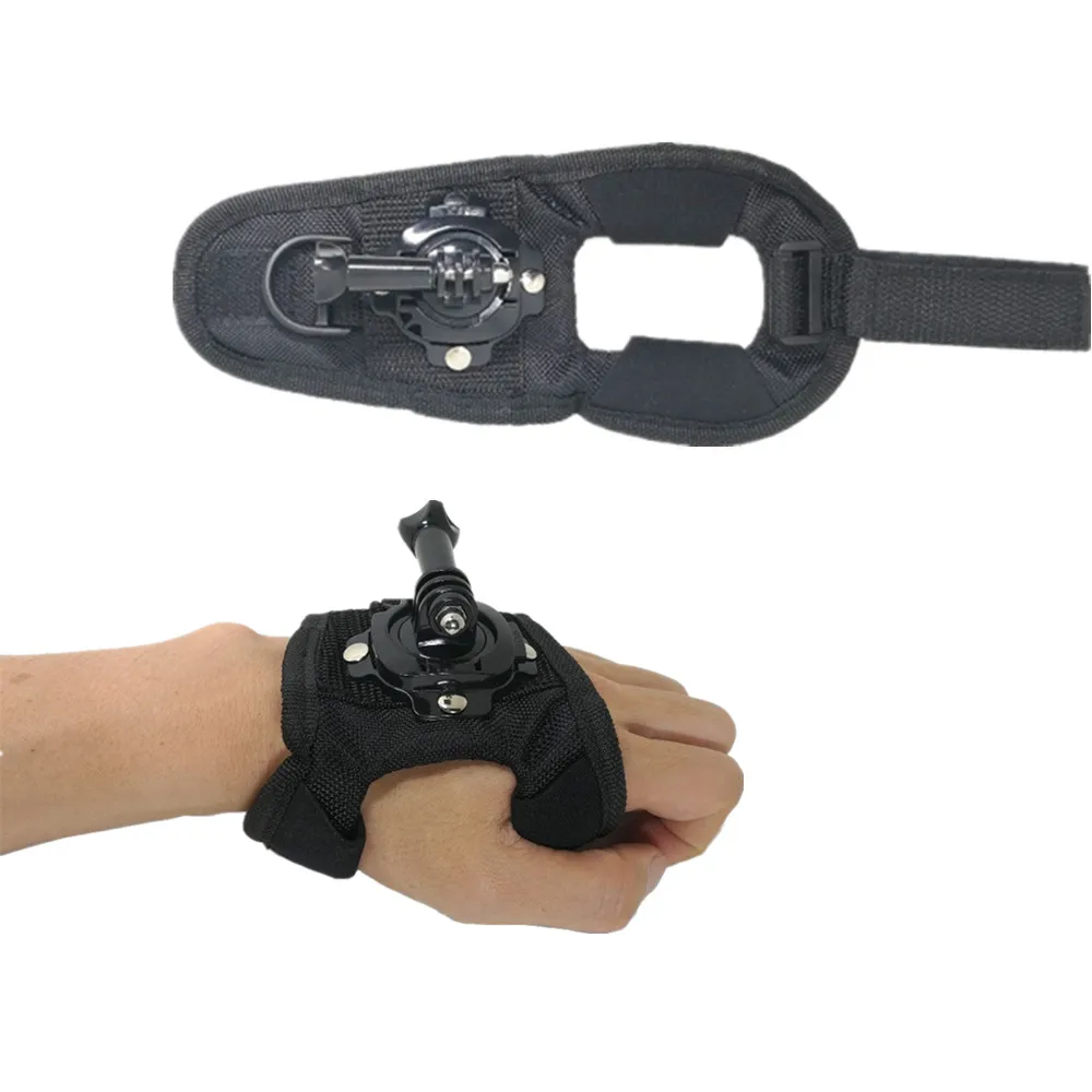 Duszake-Glove-Wrist-Band-360-Degree-Swivel-Rotation-Hand-Strap-Belt-Tripod-Mount-For-GoPro-Hero