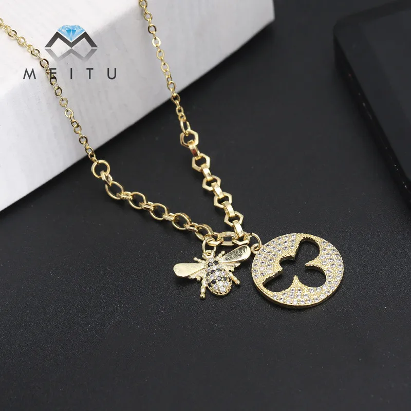 

Spring Bee Fashion Necklace S925 Sterling Silver women Necklace Jewelry Wedding Necklaces Pendants Jewelry Accessories N-100
