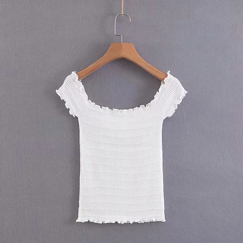 Блузка женская лето 2019 новая мода тонкая на ремне плече из ледяного шелка