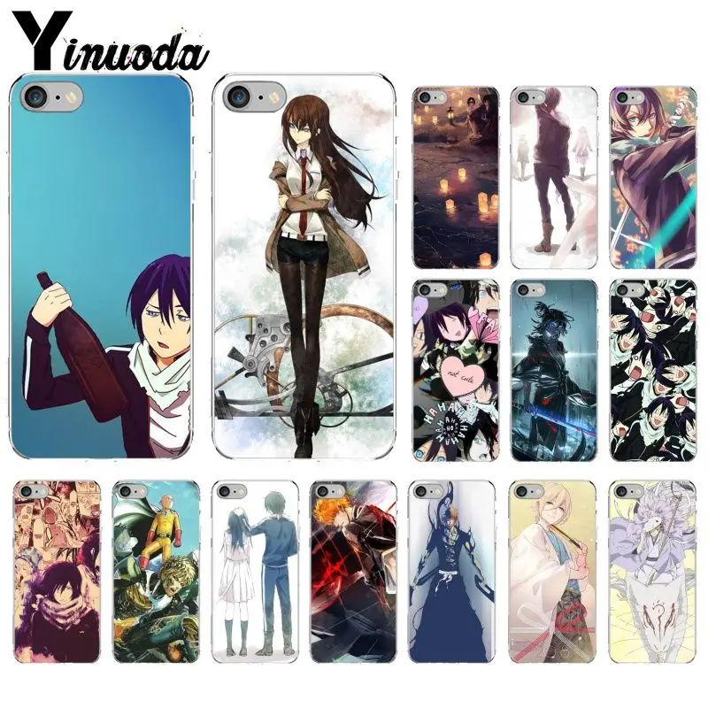 Noragami аниме DIY Окрашенные красивые аксессуары для телефона чехол iPhone 8 7 6 6S Plus 5 5S SE XR