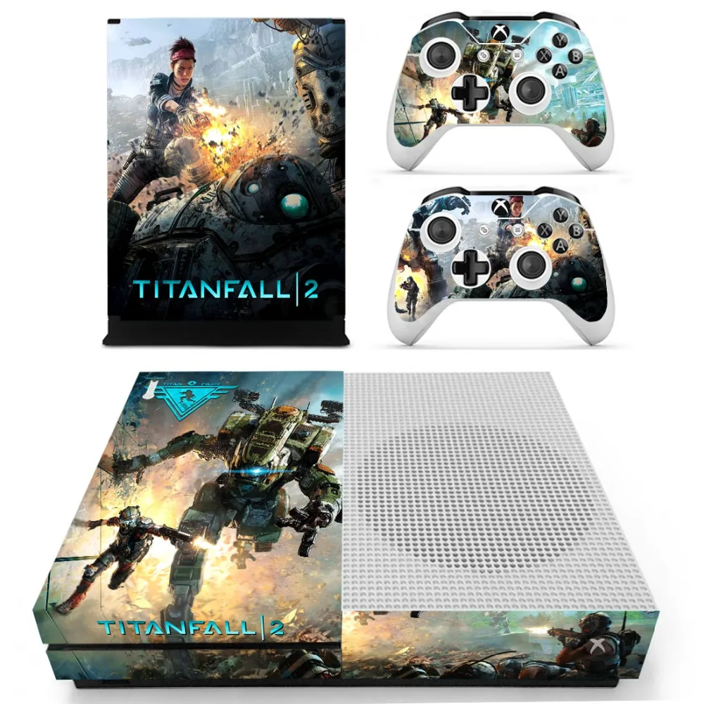 Spiel Titanfall 2 Haut Aufkleber Aufkleber Für Xbox One S Konsole und  Controller für Xbox One Schlank Haut Aufkleber Vinyl|Aufkleber| - AliExpress