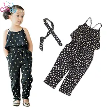 2017 girls Rompers clothes kids Girls harness heart shaped piece clothing set kids summer Jumpsuit clothes