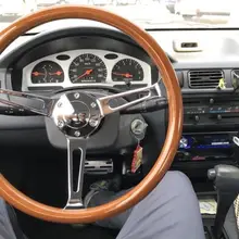 380 мм деревянное рулевое колесо 1" автомобили для классических автомобилей деревянный материал с хромированным серебристым спицевым рулевым колесом абсолютно стиль
